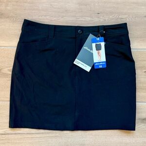 NWT Eddie Bauer Adventurer 2.0 Skort in Black Size 10